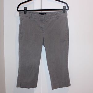 Theory Gray crop Pants Women Size 10